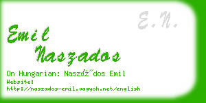 emil naszados business card